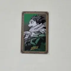 僕のヒーローアカデミア原画展 箔押しクリアカード