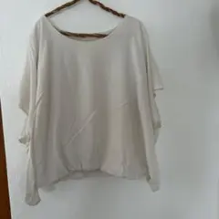 スタジオクリップ　アイボリー 半袖シャツ