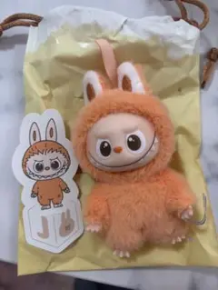 LABUBU ラブブ J イニシャル キーホルダー