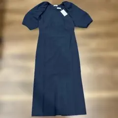 新品 定価11000円 レプシィム ポレロ付ロングワンピース M ネイビー