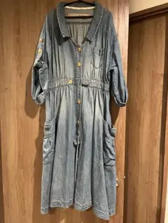 バルコニーアンドベッド ビンテージデニム ワンピース