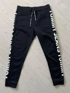 TOMMY JEANS ブラックジョガーパンツ