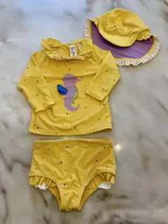 【M&S】水着3点セット 目安2-3歳女の子用