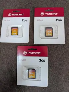 【新品未使用】Transcend SDカード 2GB × 3セット