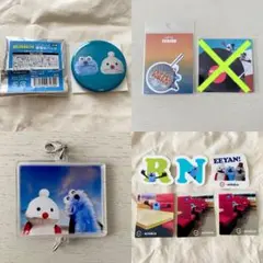 【パペットスンスン 11点セット】 缶バッチ、アクリルチャーム、ステッカー、
