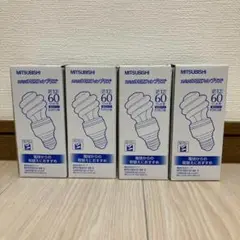 【4個セット】スパイラルピカ ファン プラス 60W E26口金