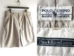 希少 90sビンテージ ラルフローレン TYLER SHORT チノショーツ