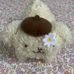 ポムポムプリン　デイジー　お花　マスコット　ナカジマコーポレーション　ぬいぐるみ