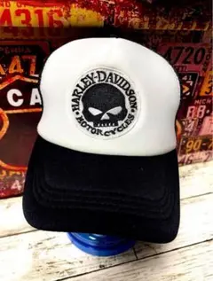 【新品❣️】Harley- Davidson キャップ ハーレー　黒白