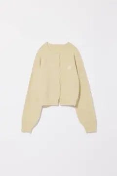 Eaphi COMPACT LOGO KNIT CARDIGAN