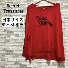 匿名配送✨️Secret Treasures 3X レッド Tシャツ