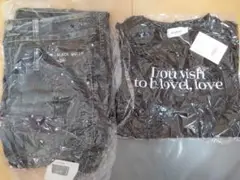 ACLENT ブラック Tシャツ & BLACK QUEEN デニム M