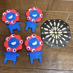 ミャクミャク　折り紙　大阪万博　花火
