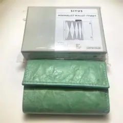 限定色中古★SITUS MINIMALIST WALLET TYVEK グリーン