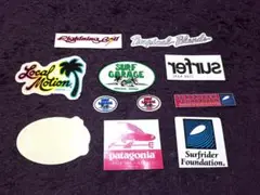 ステッカーセット18 ★サーフィン カリフォルニア ハワイ すきなかたに!