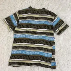 MAUI AND SONS モックネック　総柄　Tシャツ M程度　メンズ