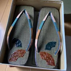アンティーク　下駄　ヒール5センチ