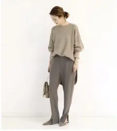 ドゥーズィエムクラス EVERYDAY I LIKE. スリットテーパードパンツ