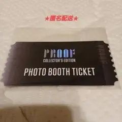 BTS PROOF 展示会 フォトブースチケット