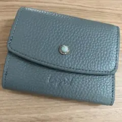 Ungrid アングリッド ブルー 3つ折り財布