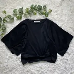 【ESTNATION】エストネーション (38) フリル袖シャツ / Tシャツ