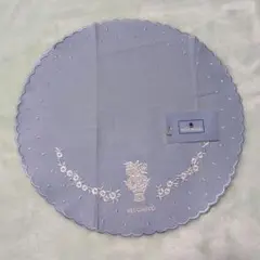WEDGWOOD ライトブルー 円形ドイリ−