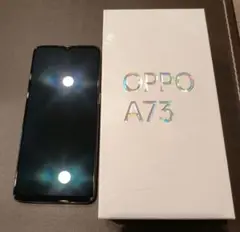 美品★Oppo A73 ネイビーブルー