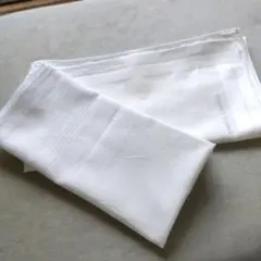 白色ハンカチ 2枚
