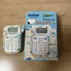 brother P-TOUCH190 スヌーピーブルー　ピータッチ