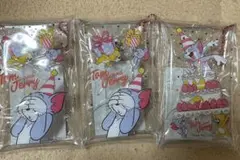 トムとジェリー　クリアポーチ　3個セット