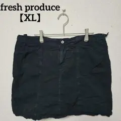 fresh produce 【XL】ブラックミニスカートパンツつき
