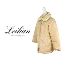 12T696☆ Leilian レッキスラビット ダウンジャケット アウター M