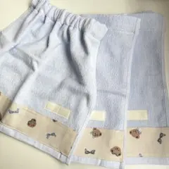 タオルエプロン　くま柄