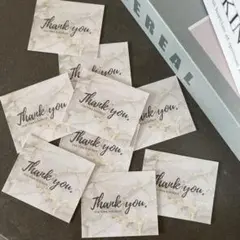 サンキューカード　カット済30枚　サンクスカード　thank you card