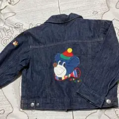 レトロ 美品☆ミキハウス☆デニムジャケット☆110