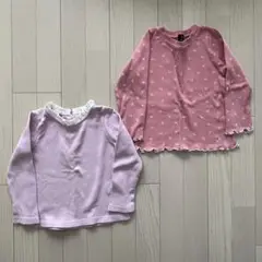 プティマイン トップス 100cm ピンク