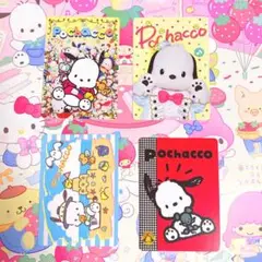 【レア 箔押し有り】いちご新聞 50周年 ポチャッコカードセット