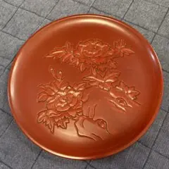 無形文化財 村上木彫堆朱 盆
