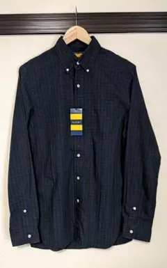 【RUGBY】ボタンダウンシャツ/長袖/ブラックウォッチ/チェック/ロゴ/新品