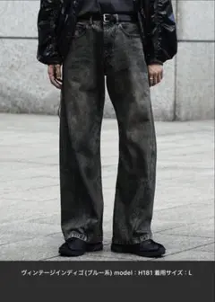 WYM LIDNM VINTAGE WASHED CURVED DENIM