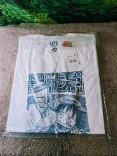 ユニクロ　少年ジャンプ50周年　ワンピース　第1話掲載号　表紙　Tシャツ　L