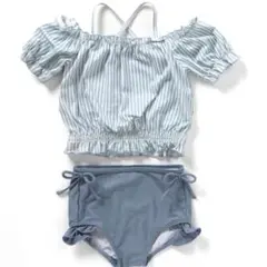 ★新品未使用★BREEZE ブリーズ　水着　オフショル　セパレート　100