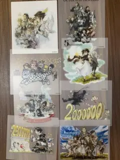 オクトパストラベラー　アートシート8枚組