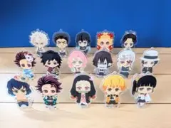 鬼滅の刃☆みつめてアクリルチャーム☆16種類コンプ