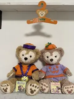 【激安】ダッフィー & シェリーメイ ハロウィンぬいぐるみセット