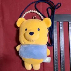 ディズニー　くまのプーさん　ぬいぐるみ　ポシェット　がま口