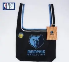 ④NBA バスケ　ショッピングバッグ　メンフィスグリズリーズ　黒