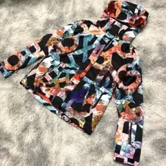 ROXY ロキシー スノーボードウェア 超美品 パーカー カラフル M