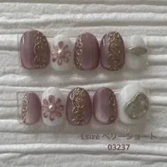 ベリーショートマグネットネイルチップ　Lsize (原品)