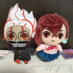 ダンダダン ぬいぐるみマスコット オカルン＆モモセット